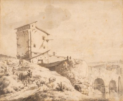 Italian Landscape by Adriaen van de Velde