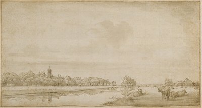 The House with the Little Tower Seen from the Northeast by Adriaen van de Velde