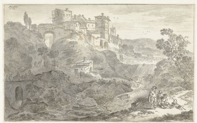 Italianate Landscape by Adriaen van der Kabel