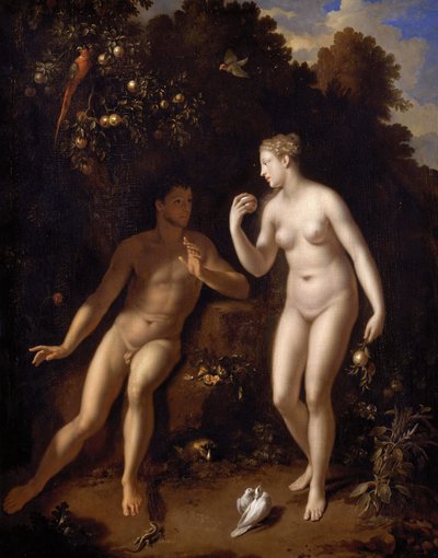 Adam and Eve Near the Tree of Good and Evil by Adriaen van der Werff