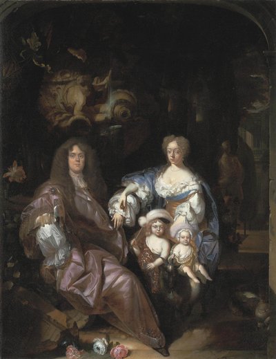 Portrait of an Unknown Family by Adriaen van der Werff
