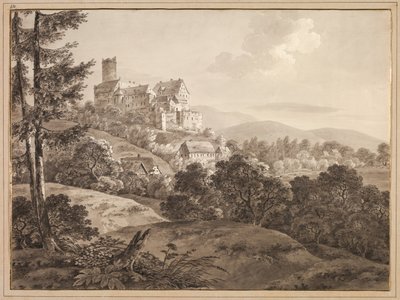 View of the Castle Gnandstein by Adrian Zingg