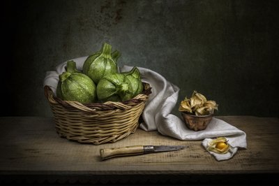 Rustic Squash Still Life by Adriana Vitale