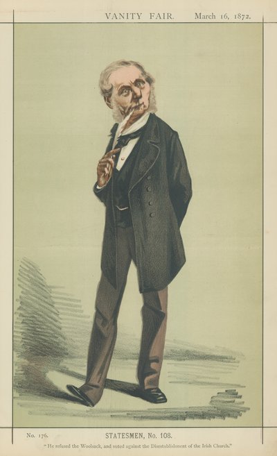 Sir Roundell Palmer by Adriano Cecioni
