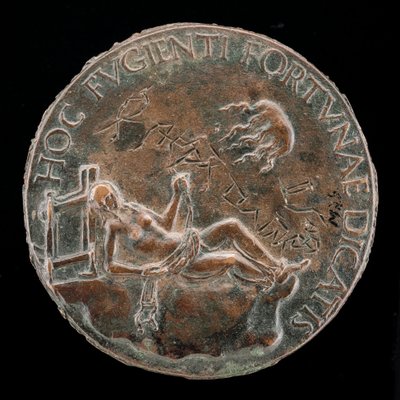 Female Figure Holding a Bridle [reverse] by Adriano Fiorentino