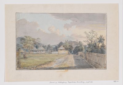 View of Malangbong, Regency of Sumedang, Priangan, West Java by Adrianus Johannes Bik