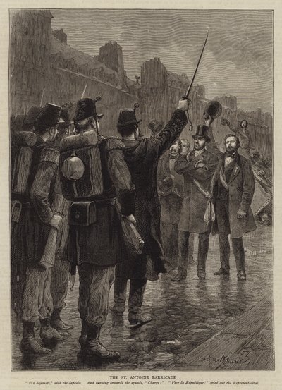 Illustration for The History of a Crime by Victor Hugo by Adrien Emmanuel Marie