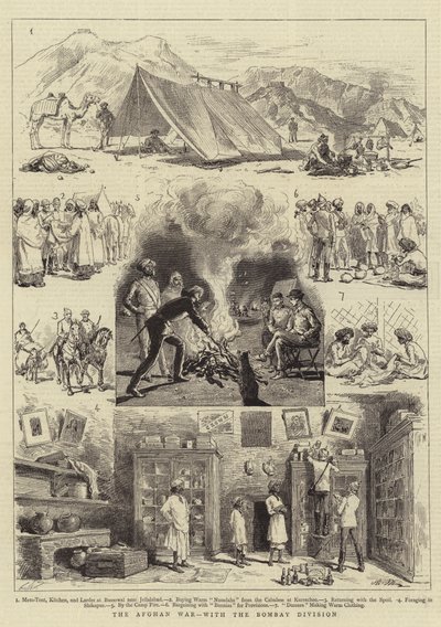 The Afghan War, with the Bombay Division by Adrien Emmanuel Marie