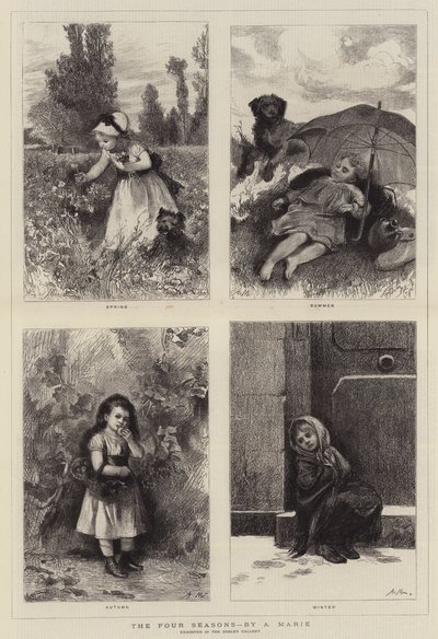 The Four Seasons by Adrien Emmanuel Marie