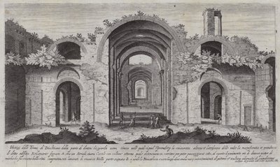 Baths of Diocletian, Rome by Aegidius Sadeler or Saedeler