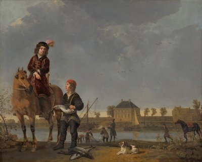 Equestrian Portrait of Pieter de Roovere by Aelbert Cuyp