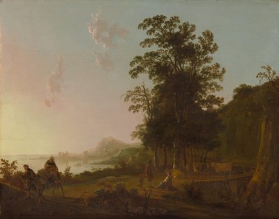 Landscape with the Flight into Egypt by Aelbert Cuyp