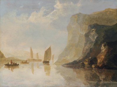 River Landscape with Boats by Aelbert Cuyp