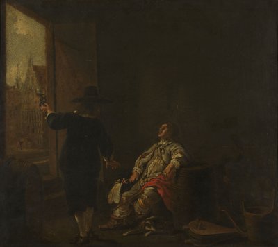 Signboard of a Wineshop by Aelbert Cuyp