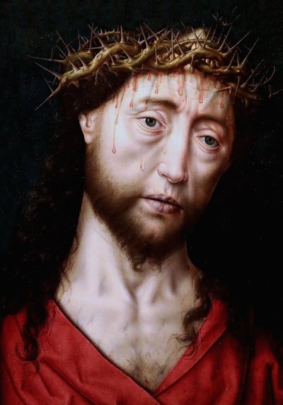 Christ Crowned with Thorns / Portrait of Christ by Aelbrecht Bouts
