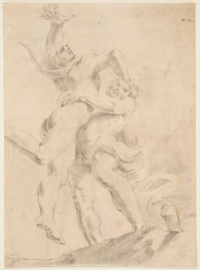 Study for Hercules and Antaeus by After Annibale Carracci