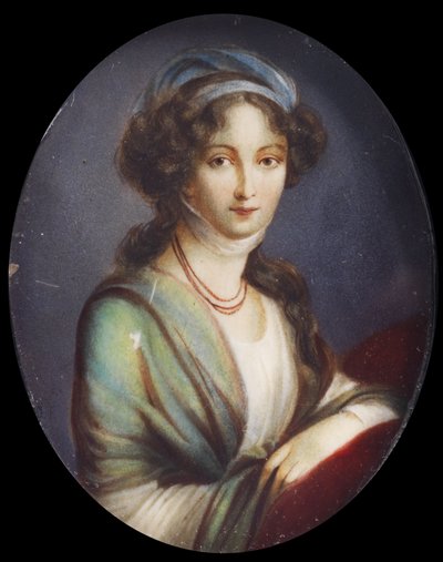Miniature of Elizabeth Alexeevna (Vigee-Le Brun type) by after Élisabeth Louise Vigée Le Brun