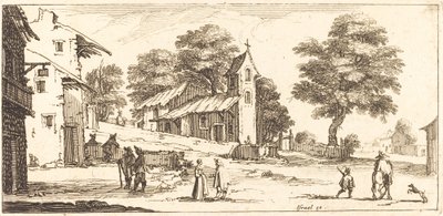 A Church by After Jacques Callot