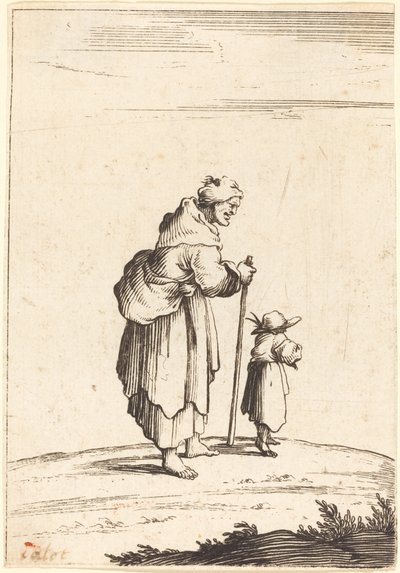Beggar Woman and Child by After Jacques Callot