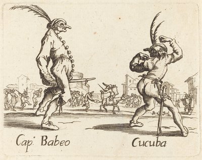 Cap. Babeo and Cucuba by After Jacques Callot