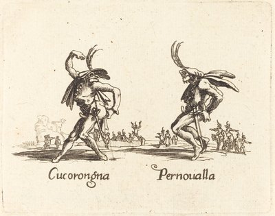 Cucorongna and Pernoualla by After Jacques Callot