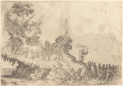The Float of Mount Parnassus by After Jacques Callot