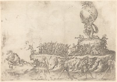 The Float of the Sun by After Jacques Callot