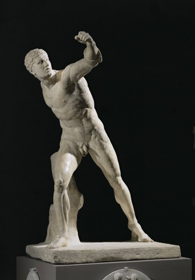 The Borghese Gladiator, Found at Anzio, Italy by Agasias Agasias