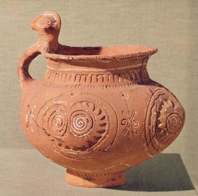 Funerary vase with an anthropomorphic handle by Age Bronze