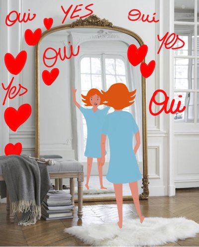 YES OUI, 2023 by Agnes Girardon