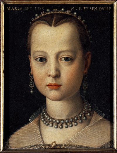 Portrait of Mary of Medici by Agnolo Bronzino