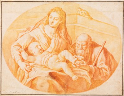 The Holy Family by Agostino Carracci