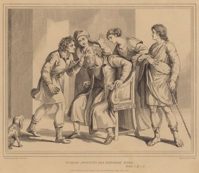 Tobias anoints his Father