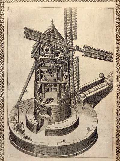 Windmill by Agostino Ramelli