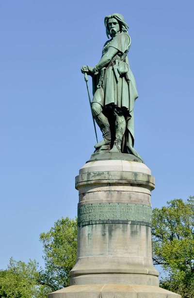 Colossal Statue of Vercingetorix (72-46 BC) by Aime Millet