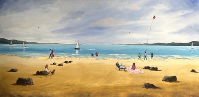 Summer Beach Day by Aisha Haider
