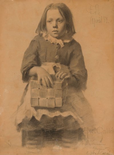 Girl with Birch Basket by Akseli Gallen-Kallela