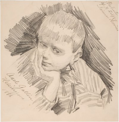 Saima Neovius, Aged Four by Akseli Gallen-Kallela