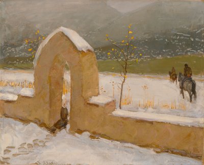 The Gate in Taos by Akseli Gallen-Kallela