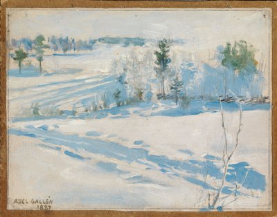 Winter Landscape by Akseli Gallen-Kallela