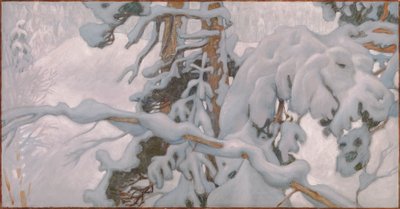 Winter, Study for the Jusélius Mausoleum Frescoes by Akseli Gallen-Kallela