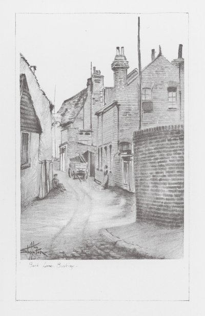 London Lanes: Back Lane by Alan Stapleton