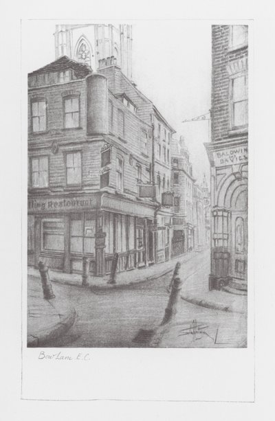 London Lanes: Bow Lane by Alan Stapleton