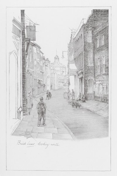 London Lanes: Brick Lane, looking North by Alan Stapleton