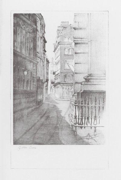 London Lanes: Gutter Lane by Alan Stapleton