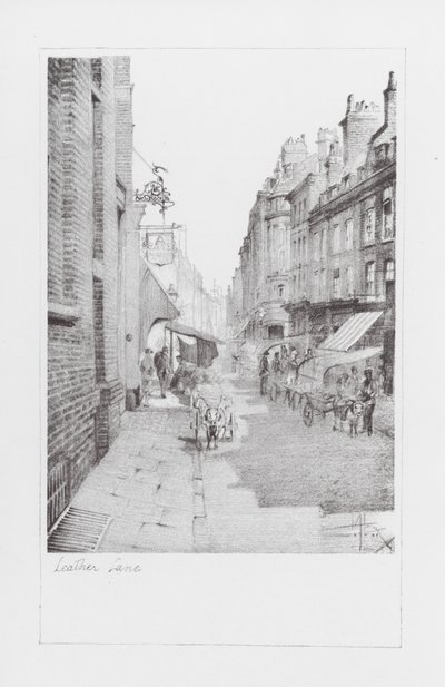 London Lanes: Leather Lane by Alan Stapleton