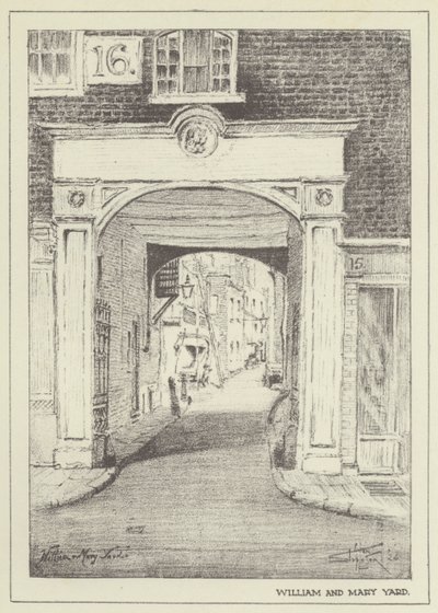 William and Mary Yard by Alan Stapleton