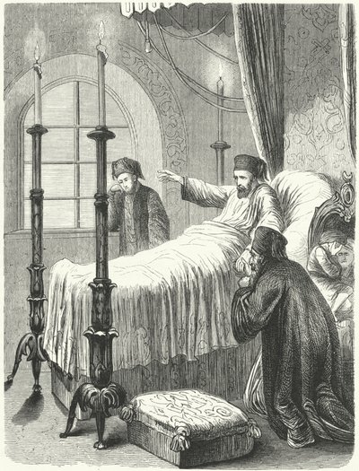 Death of the Ottoman Sultan Mahmud II by Albert (after) Kretschmer