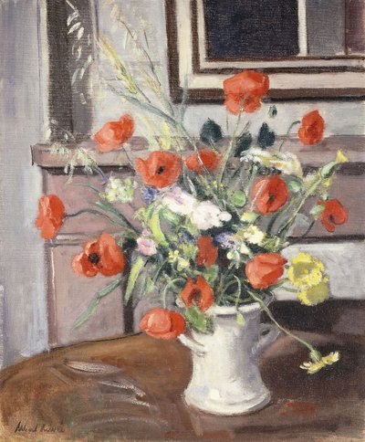 Vase of Poppies by Albert Andre