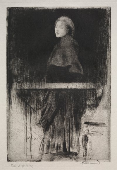 Woman with a Cape by Albert Besnard
